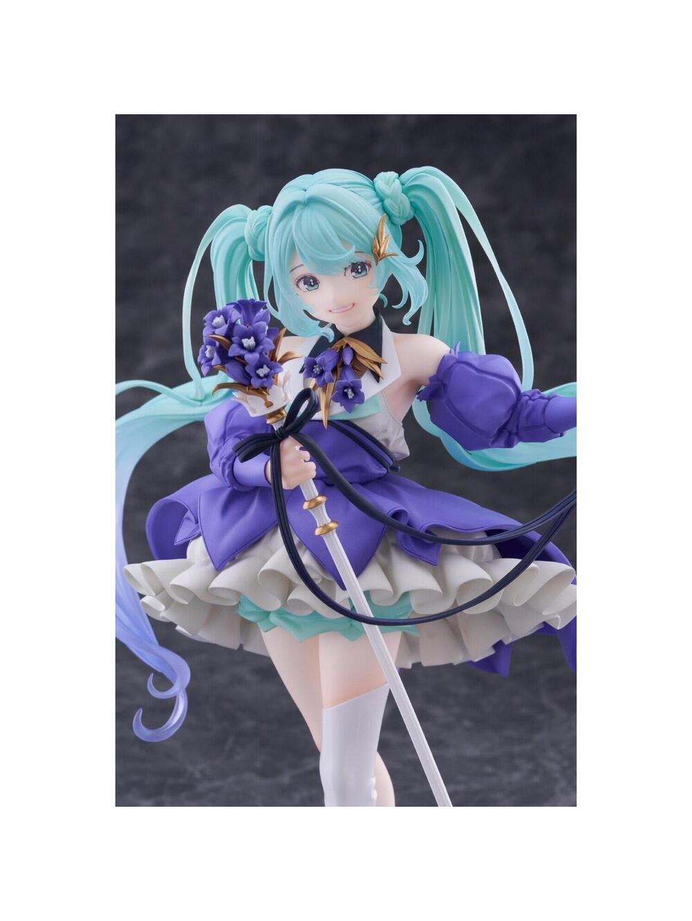 Taito Hatsune Miku Birthday 2021 Pretty Rabbit 1/7 Scale Figure New Purple Teal - Picture 5 of 12